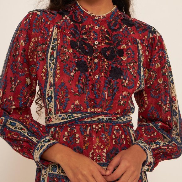 Antik Batik Tamir Embroidered- Long Dress XS - Picture 6 of 11